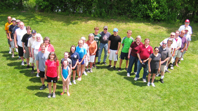 Thirty Philadelphia Church of God members from the Warwick congregation and one visitor from Nevada picnicked on June 14 at the Lincoln Woods State Park. 