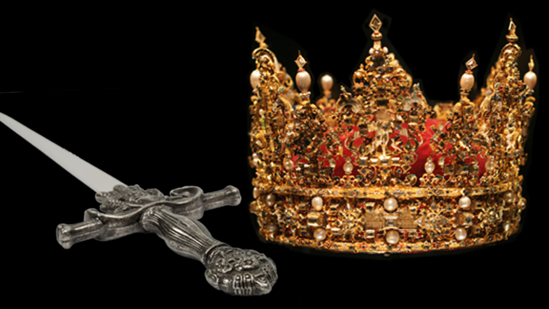 Crown and sword