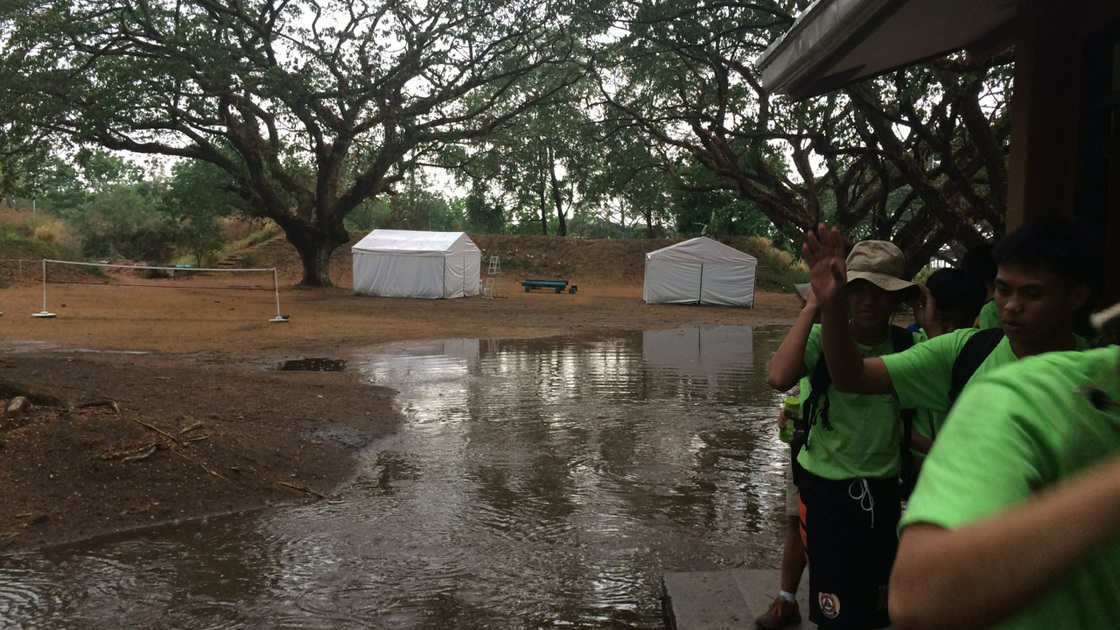 PYC Philippines campers love a rainy day. 