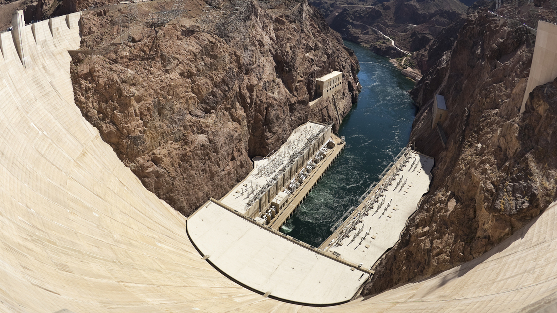 Hoover Dam (16x9) as seen from the Nevada side, USA