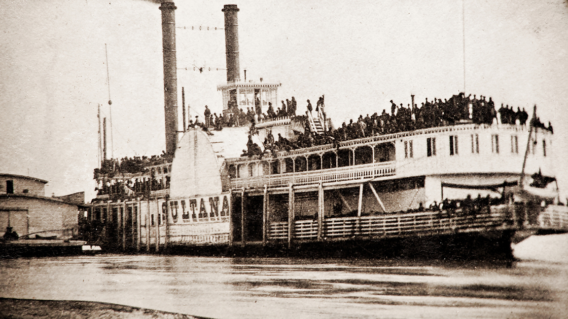 The Sultana taken at Helena, AR, on April 26, 1865, a day before she was destroyed